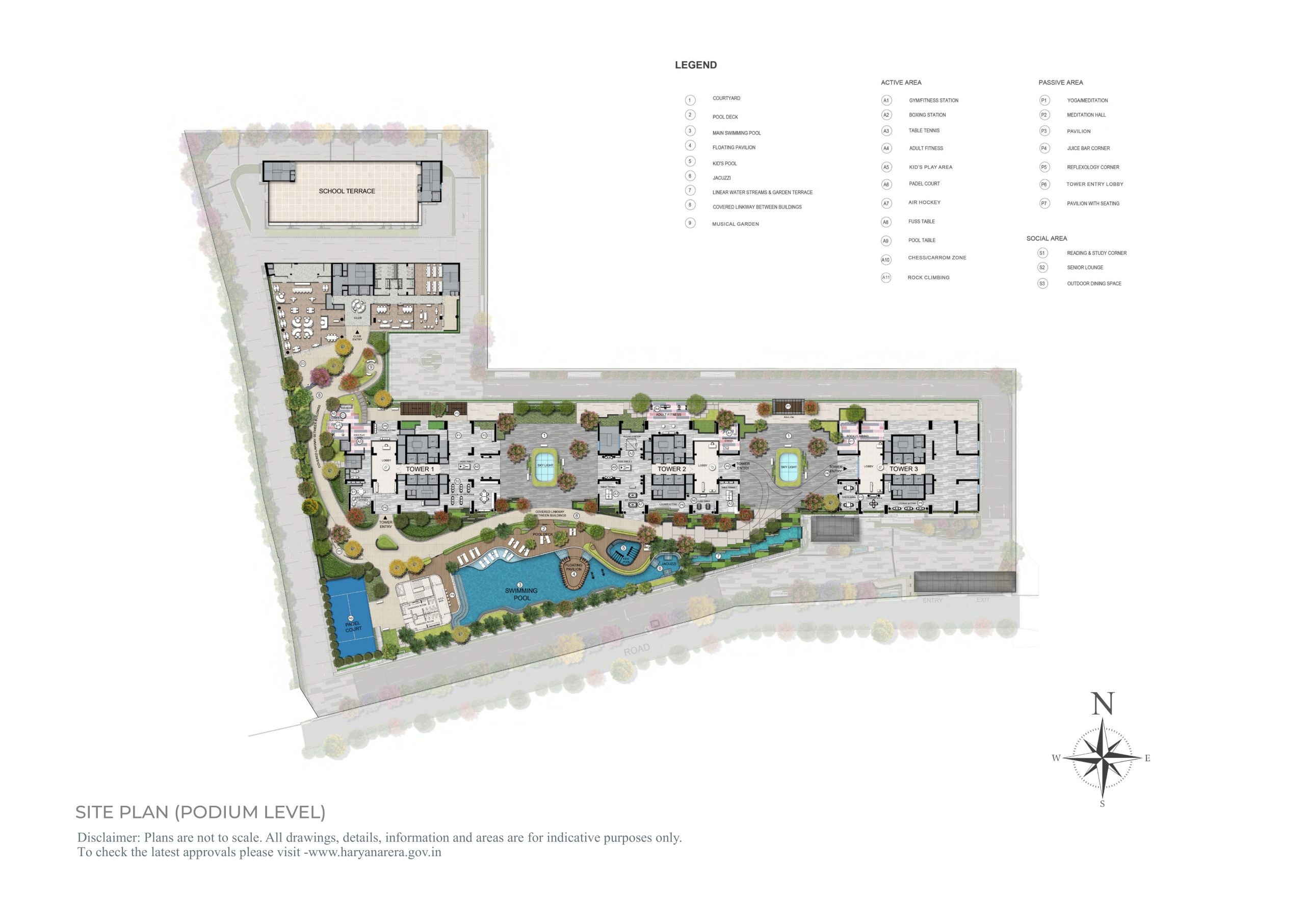 BPTP Downtown 66 Sector - 66 Gurgaon site plan