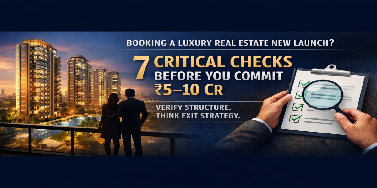 Booking a Luxury Real Estate New Launch? 7 Things to Verify Before Committing ₹5–10 Cr
