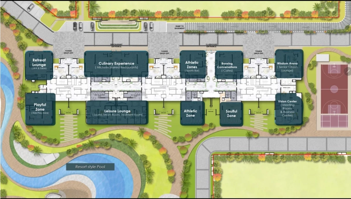 M3M ELIE SAAB Sector - 111 Gurgaon site plan